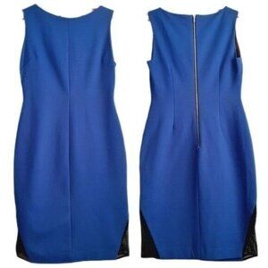PERIPHERY Sheath Bodycon Knee Length Dress Cobalt Blue Sz M